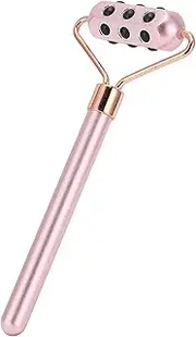 Face Slimming Massage Roller, Germanium Roller Face Massage Portable for Women for Face for Massager for Girl(pink)