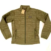 $239 NWT Patagonia Men's Nano Puff Primaloft Jacket Sz M Sage Khaki 84212 FA23