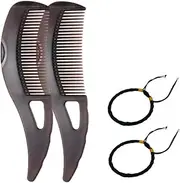 Fabselection Scalp Sweep Comb, Hollow Tooth Hairbrush for Scalp Massage, Energy Massage Dandruff Comb, Scalp Comb for Dandruff Removal, Scalp Care Comb with Skin Scraping Handle