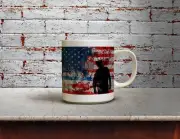 Thin Blue Line Patriot Coffee Mug