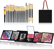 All in One Makeup Kit for Women Full Kit- 177 Color Combination Makeup Set Palette- 119 Eyeshadow,35 Lipstick,6 Powder,14 Concealer,10 Applicators,20 Brushes Set,Make Up Gift Kits for Women Teen Girl