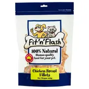 Fit 'n' Flash Chicken Breast Fillet Dog Treats 200g