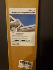 2 Pcs Rain Gutter Valley Splash Guards New