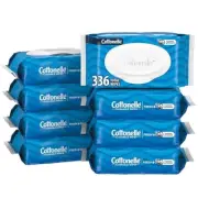 Cottonelle Fresh Feel Flushable Wipes – 8 Packs, 336 Total Wipes, Adult Wet Wipe