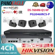 Hikvision 4CH 4POE CCTV Kit 4MP Panoramic Dual Lens IR ColorVu Dual Light camera