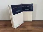 2 Ralph Lauren Constantina Corbella Buff European Euro Pillow Shams