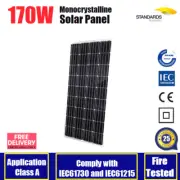 12V 170W MONO SOLAR PANEL HOME GENERATOR CARAVAN BOAT BATTERY CHARGING 170 WATT