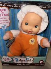 Baby's First Minky So Soft Doll Goldberger 2012 NEW All Original Collector's