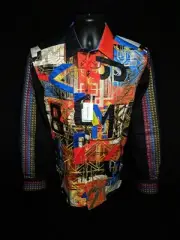 Robert Graham Jomaduru Colorful Long Sleeve Shirt Size XL