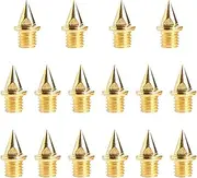 [harayaa] 16Pcs Replacement Spikes for Track Shoes Track Spikes Portable Adults Sturdy 7 mm Steel Track Shoe Spikes for Short Running