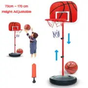 170cm Adjustable Free Standing Basketball Hoop Net Kids Backboard Stand Rack Set