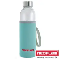 在飛比找momo購物網優惠-【NEOFLAM】耐熱玻璃隨身壺550ml(藍色)