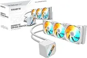 GIGABYTE Gaming 360 Ice Liquid Cooler for CPU - 3 x 120 mm ARGB Fan, Sliding Locking Mechanism, Daisy Chain, Compatible with Intel LGA 1851 and AMD AM5
