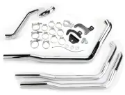 Vance & Hines Dresser Duals Chrome Headers w/Heat Shields (16799)