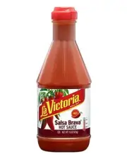 Salsa Brava (Squeeze Bottle) - Taco Sauce - Hot - 15 Ounces (6 Pack)