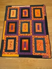 “Maw Maw B” Handmade Lap/Toddler Quilt, Patchwork Blocks, Professional Quilt