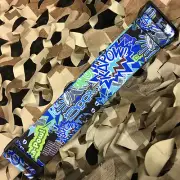 NEW KM Paintball Universal Mask Goggle Strap - 09 Cartoon 2 (Blue)