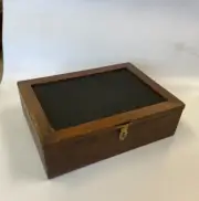 MANUFACTURER SECONDS!! 11-1/2" x 8-1/4" Wooden Chest with Chalk Board Lid