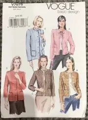 Vogue Pattern 7975 - Size 6 / 8 / 10 - Petite - Jacket - Factory Folded