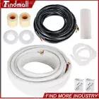 Findmall 1/4-3/8 Dia. 50 Feet Install Kit For Mini Split Heat Pump Systems