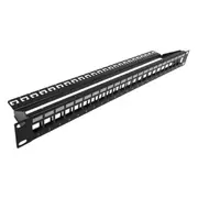 1Ru 24 Port Ftp Patch Panel Unloaded