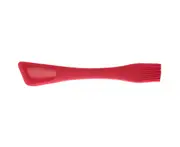 Silicone Cake Butter Oil Red Brush with Cream Scraper Spatula Heat Resistant Kitchen Baking Gad