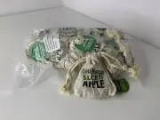 Captain Morgan Rum Rocks Ice Stones Sliced Apple Shape 50 Pieces (25 bags/2)