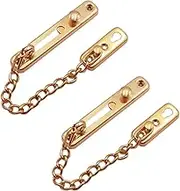 OSALADI 2pcs Theft Chain Lock Door Security Lock for Home Hotel Easy Installation Stylish Design Safe Ventilation
