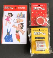 3-Piece Set DAISO OSAMU TEZUKA ASTRO BOY Masking Tape Sticker