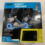 Neon Street Rollers - Clip on Skates for Kids, Blue
