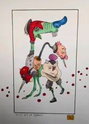 Original Art Artwork Comic Surrealism Pop