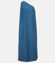 [Velvet] Velvet Diana cotton and silk maxi dress AU 16 blue