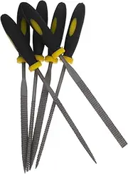NUOBESTY 6Pcs Mini Wood File Set Rasp Tools with Comfortable Grip for Shaping Wood Metals and Plastics Durable and Skid Design