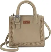 [Montana West] Wrangler Small Top-handle Handbags Tote Bag for Women Western Satchel Purses