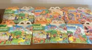 Lot of 6 Vtg 1992 Snow White and the Seven Dwarfs McDonalds Happy Meal Box New!