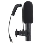 Updated 3.5mm Video Recording Microphone Noise Reduction Interview Mic7992