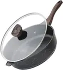 Kordisen Nonstick Deep Frying Pan with Lid, 12 Inch/30 cm Large Skillet, Gran...