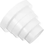 HOMSFOU Duct Adapter Reducer for Dryer Vent Hose Connector and Kitchen Hood Transition Fitting Durable Construction Connection User Friendly Installation