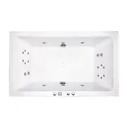 1800*1100*500mm Quadrato Spa Bath Tub 22 jets White Acrylic drop in