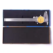 Dial Caliper 0-150mm Stainless Steel Micrometer Thickness Gauge w/Box