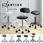 Artiss Salon Chair Stools Saddle Stool Swivel Barber Hairdressing Hydraulic Lift