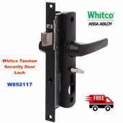 10 x WHITCO TASMAN MK2 Security Screen Door Locks -BULK- W892117 Black-FREE POST