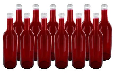 Home Brew Ohio Red 750ml Bordeaux Bottles Case of 12