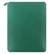 Filofax A4 Finsbury Zipped Folio Folder Case Personal Organiser Forest Green
