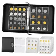 Coin Collection Book Holder for Collectors,260 Pockets Fireproof Coin