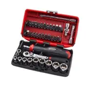 SIDCHROME 38 Piece 1/4inch Metric Nano Socket Set SCMT12120