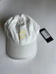 NWT! Peloton Run Hat One Size Unisex White Adjustable MSRP $25