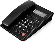 Button Corded Phone for Seniors Desk Telephone with Display Wired Home Phone for Enhanced Sound for Elderly Use