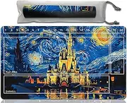 Lorcana Playmats Compatible TCG playmat with Zones Non-Slip Rubber 23.6x13.7in (42-Battle Situation)