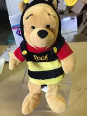 NEW Disney's BUMBLE BEE POOH 8" BEANIE, 1999, SOME IN BAG IF PREFER